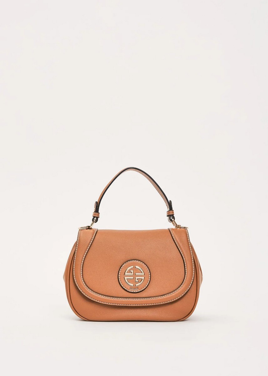 Gaudi Γυναικεία Τσάντα Top Handle Με Καπάκι Και Μεταλλικό Logo