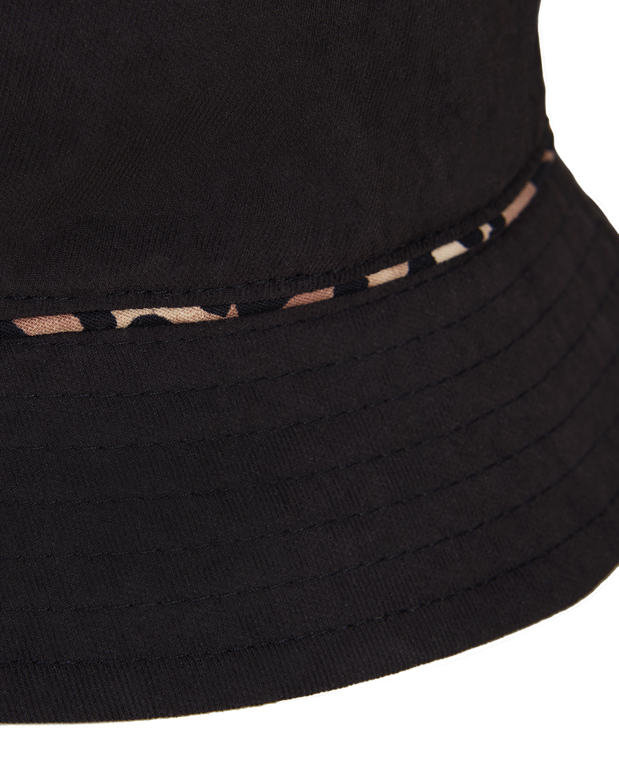 Γυναικείο Καπέλο Bucket Διπλής Όψης σε Μαύρο & Animal Print φωτογραφία